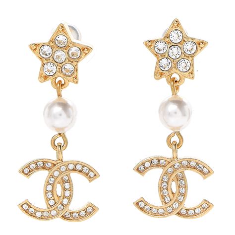 chanel star drop earrings|chanel drop earrings karren brady.